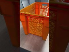 ซ้อนและซ้อนลังพลาสติกด้วยการออกแบบด้านล่างและการระบายอากาศเสริม