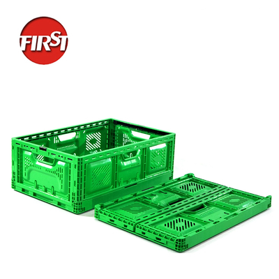 ซื้อ กล่องพลาสติกที่สามารถพับได้ และสามารถสะสมได้ เพื่อการขนส่งสินค้าทางการเกษตรได้ง่าย การผลิตออนไลน์