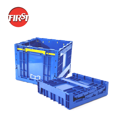 ซื้อ กล่องกระเป๋าพลาสติกที่พับได้ กล่องอุตสาหกรรม ขนาดภายนอก 500x500x415 มม. การผลิตออนไลน์