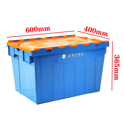 ซื้อ ผู้ผลิตลังพลาสติกแบบซ้อนได้สำหรับบรรจุภัณฑ์แบบปิดฝา 600x400 การผลิตออนไลน์