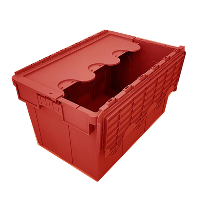 ซื้อ กล่องพลาสติกรีไซเคิลภาระหนักที่มีกระดานเครื่องมือเคลื่อนที่ 600x400x350 มม การผลิตออนไลน์
