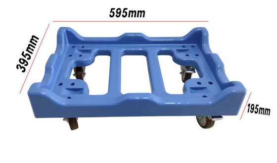 ซื้อ Logistics Stackable Moving Crates Plastic Container Dolly Cart การผลิตออนไลน์