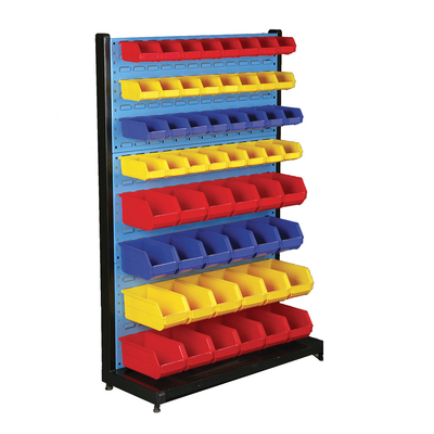 สี่เหลี่ยมสี่เหลี่ยมพลาสติกเก็บกระป๋อง จัดการ Stackable กล่องพลาสติกสําหรับสกรู