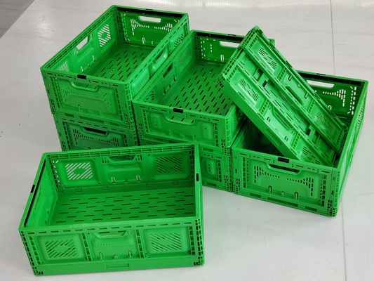 570x370x210 มิลลิเมตร กล่องผลไม้พับพลาสติกขนาดเล็ก
